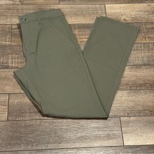 NEW Weatherproof Vintage Men's 32x34 Tech Pants Green NWT